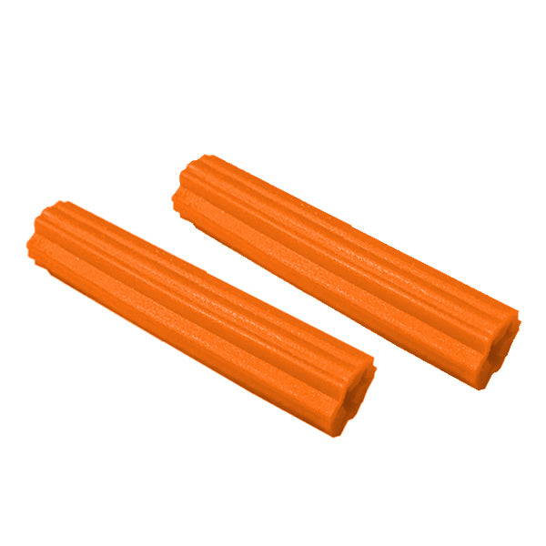 TACO PLASTICO NARANJADO 3/8"X1-1/2" millar