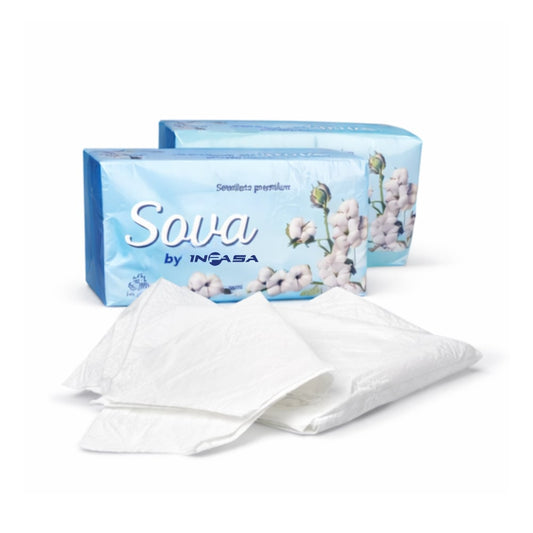 Servilleta Sova by Inpasa Ultra Suave 10 Bolsas x 12 unidades