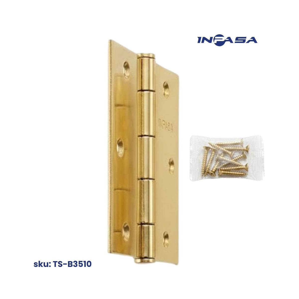 BISAGRA DORADA 4"X4"