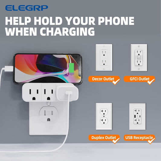 ADAPTADOR PARA TOMA CON 3 SALIDA BLANCO (C120)