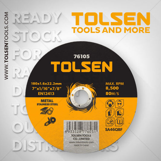 Disco Corte Metal 4-1/2" Tolsen