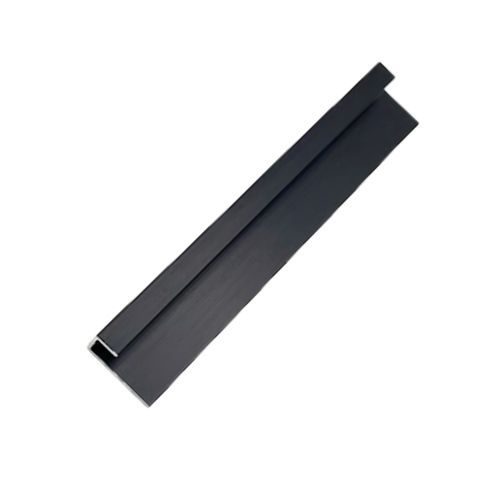 Perfil Terminal para Panel de Marmol 2.5M Negro