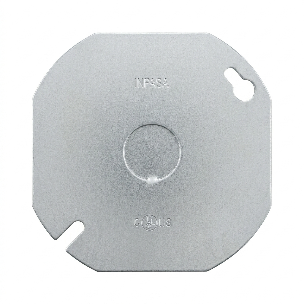 Tapa Ciega Octagonal Con Ko 1/2" De Metal Inpasa