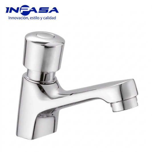 Llave de Lavamano Classic Tipo Push con Temporizador