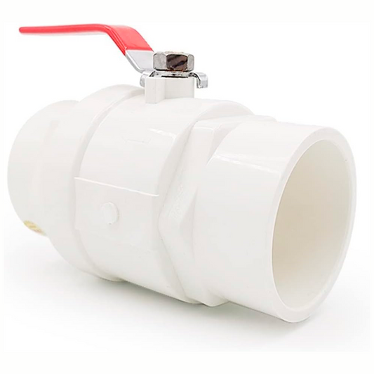 LLAVE DE PASO CON MANGO METAL 3"