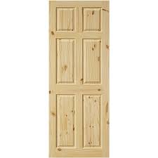 Puerta de Pino 3'X7' 6 Paneles Inpasa