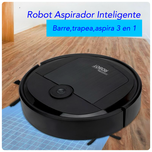 Robot Aspirador Inteligente 3 en 1
