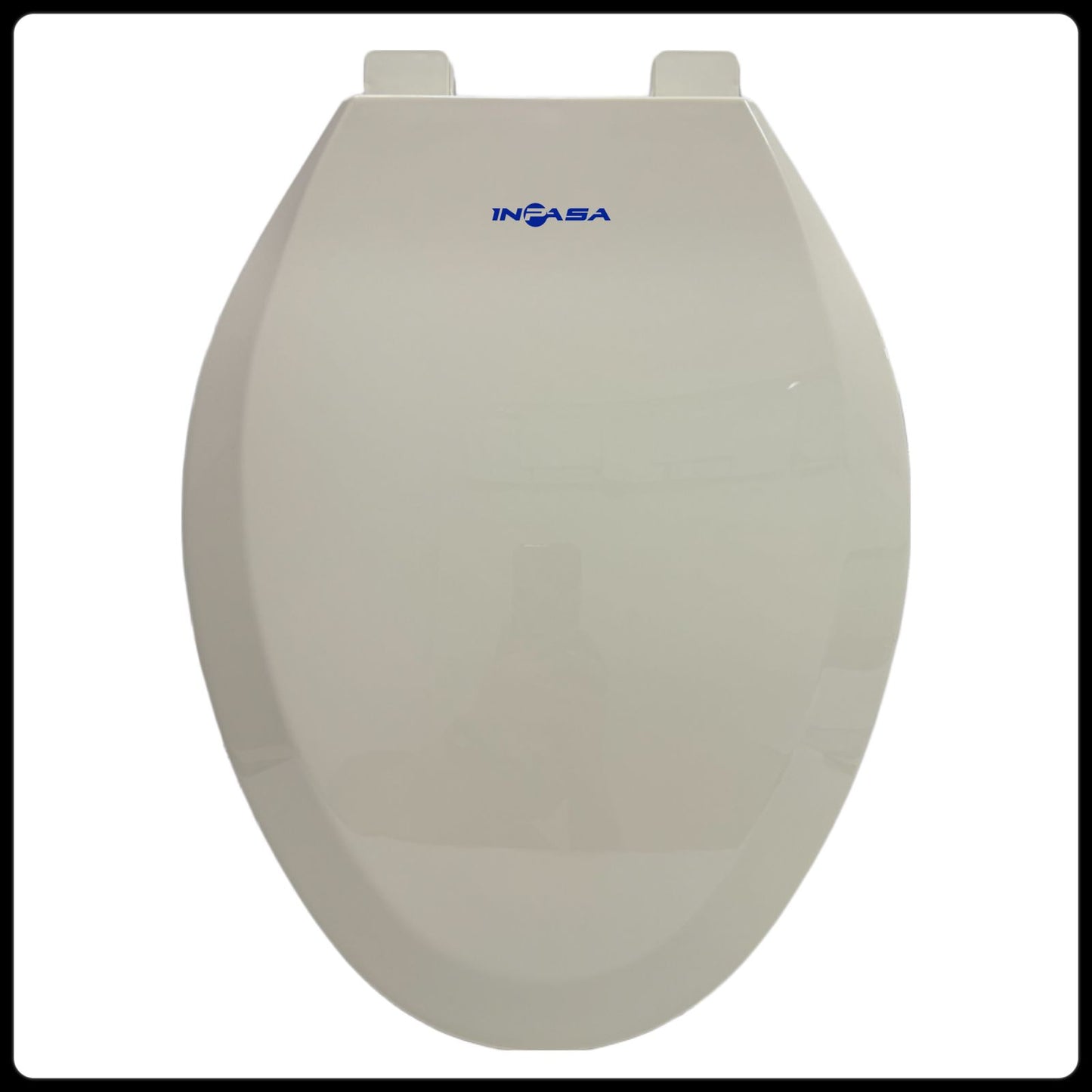 Asiento Inodoro Blanco Hueso Elongado