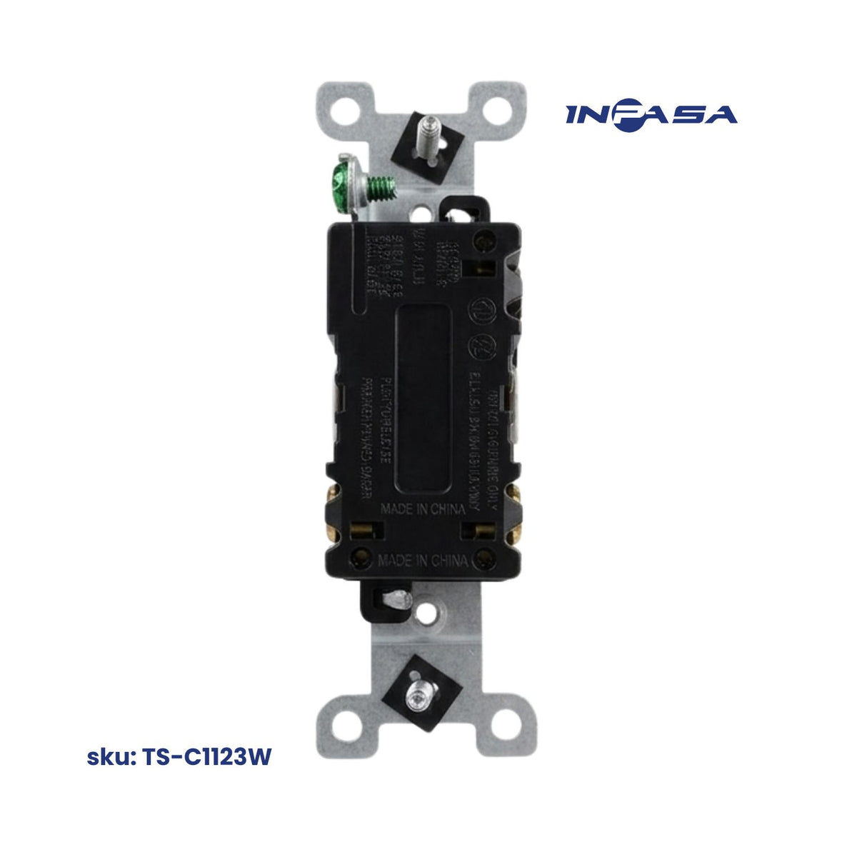 Interruptor Sencillo de 3 Vias, 15A Blanco Inpasa