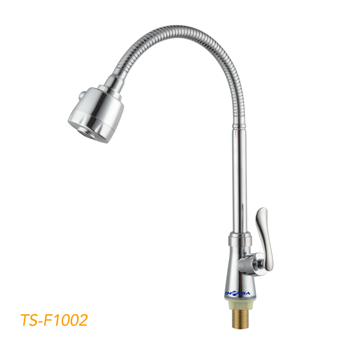 LLAVE DE FREGADOR SENCILLO CUELLO MOVIBLE