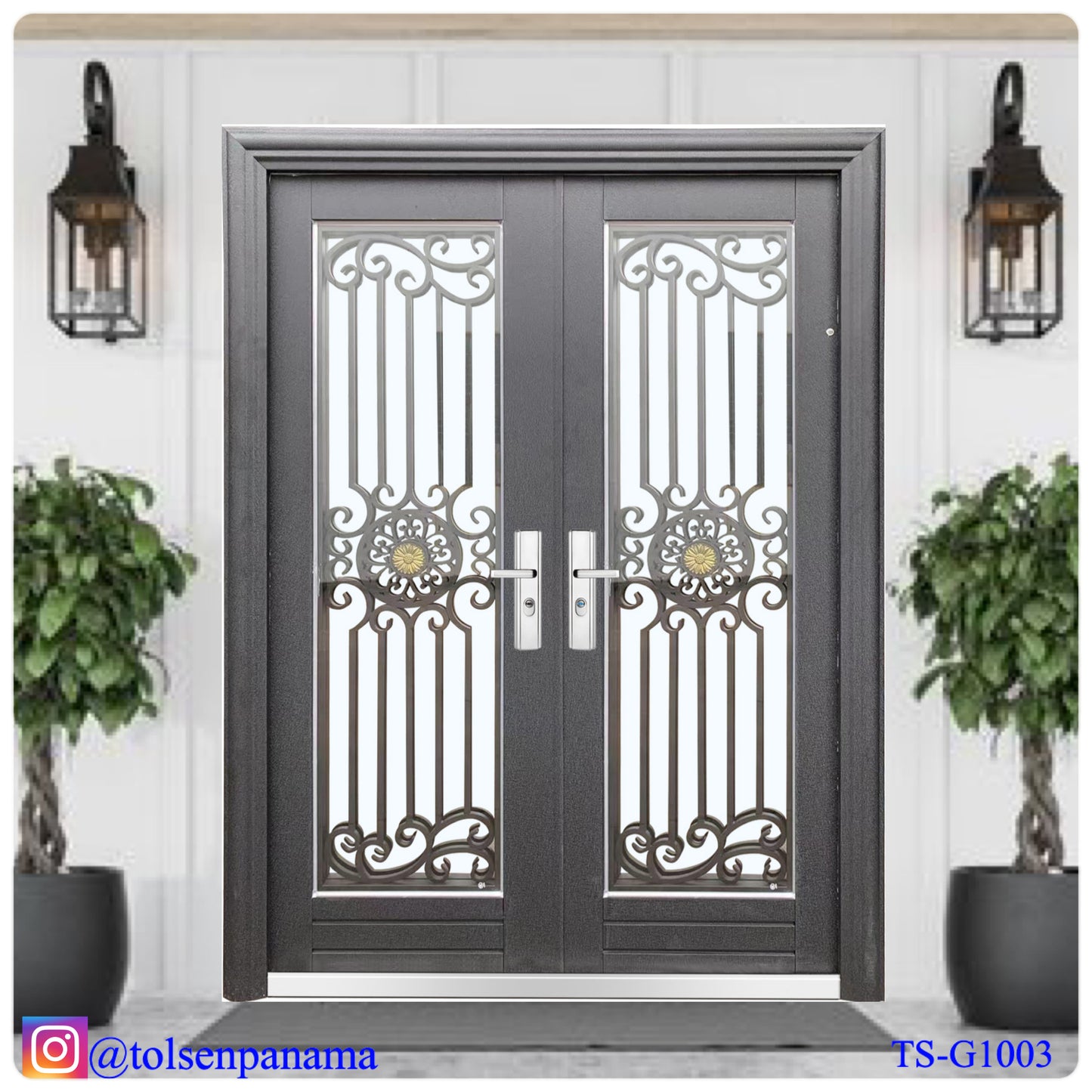 PUERTA DE 2 PAÑO CON VIDRIO COMPLETO IZQ.