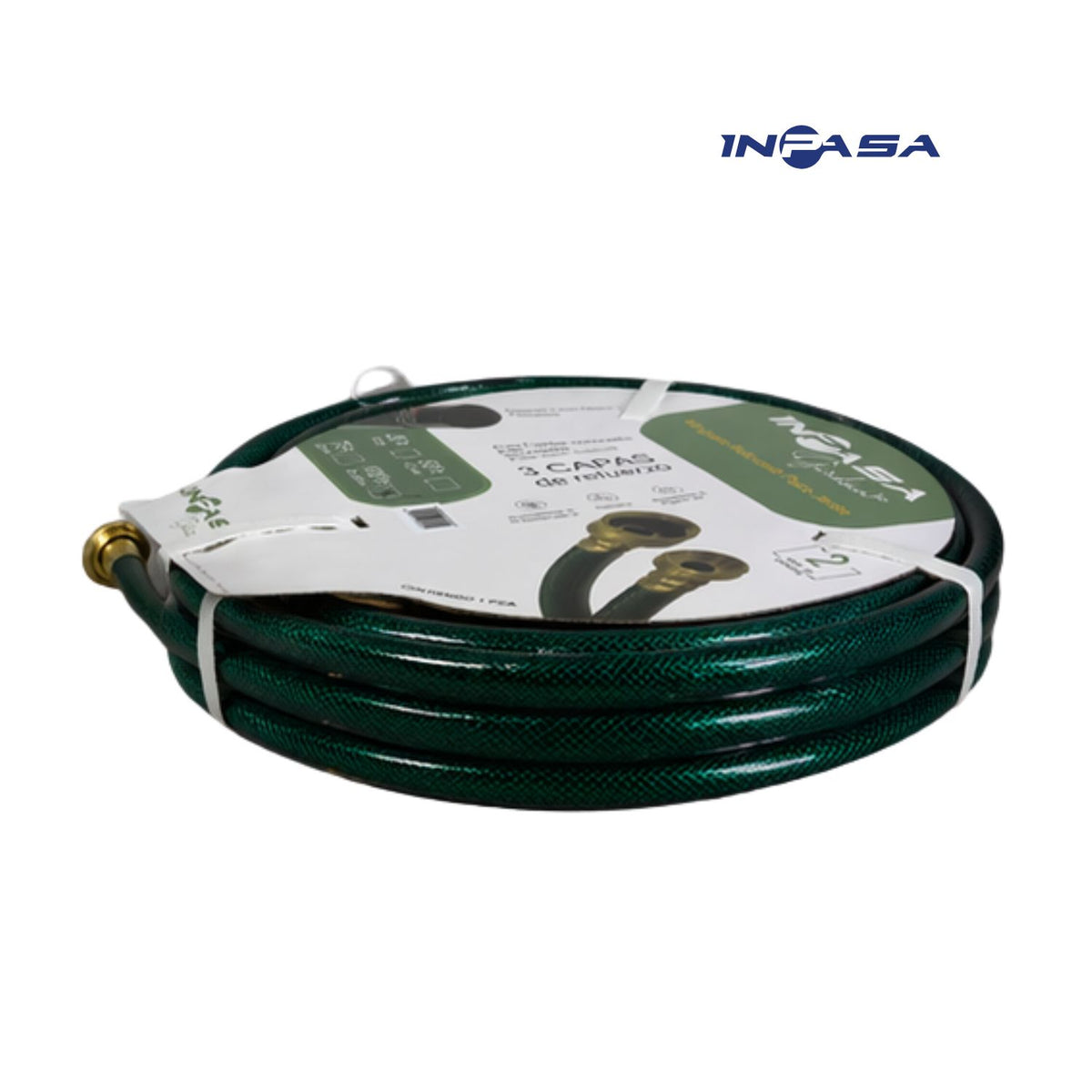 Manguera Reforzada para Jardín de 1/2" x 50'