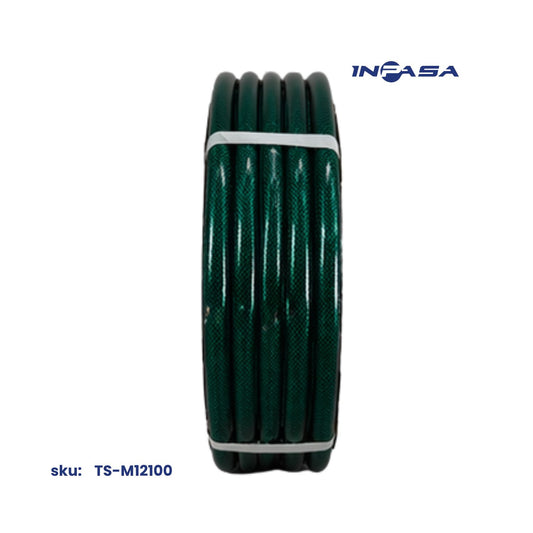 Manguera Reforzada para Jardín de 1/2" x 75' Inpasa