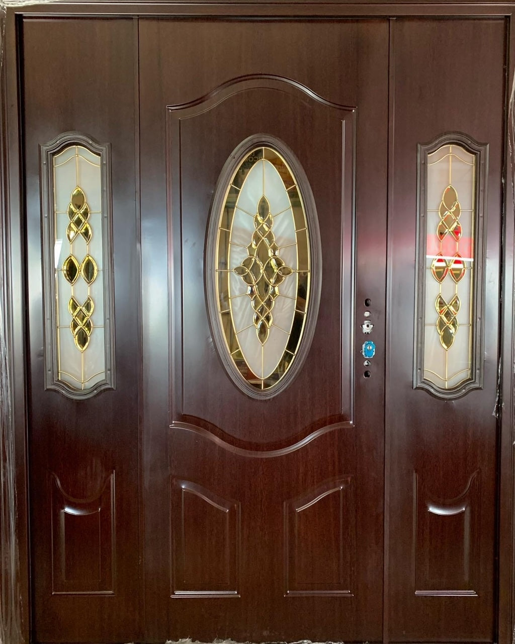 PUERTAS DE SEGURIDAD MULTIPUNTO 1 PAÑO Y 2 MEDIO PAÑO CON VIDRIO