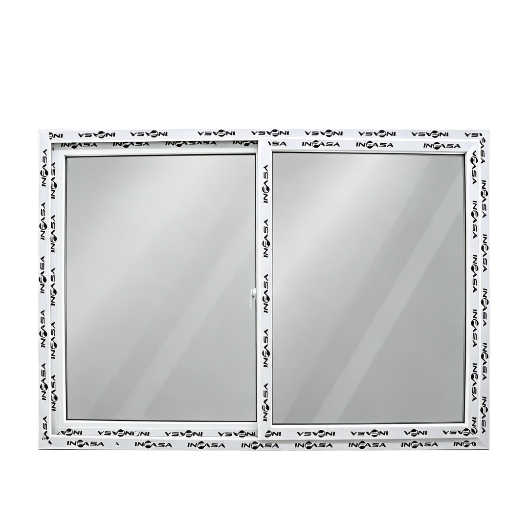 Ventana de Upvc Blanca Vidrio Lisa 120x150cm