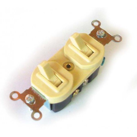 INTERRUPTOR DOBLE CREMA