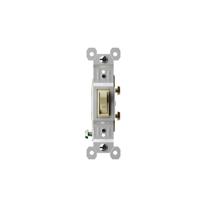 INTERRUPTOR SENCILLO 15A IVORY (C240)