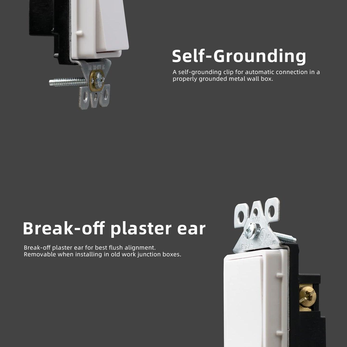 INTERRUPTOR DECORA SENCILLO 15A BLANCO (C240)