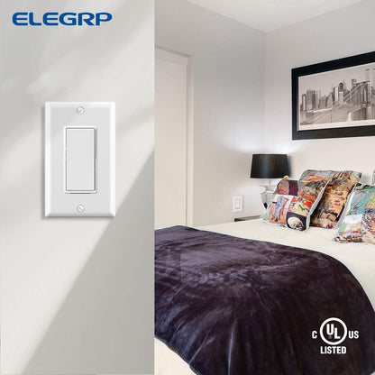 INTERRUPTOR DECORA 3 VIAS 15A BLANCO