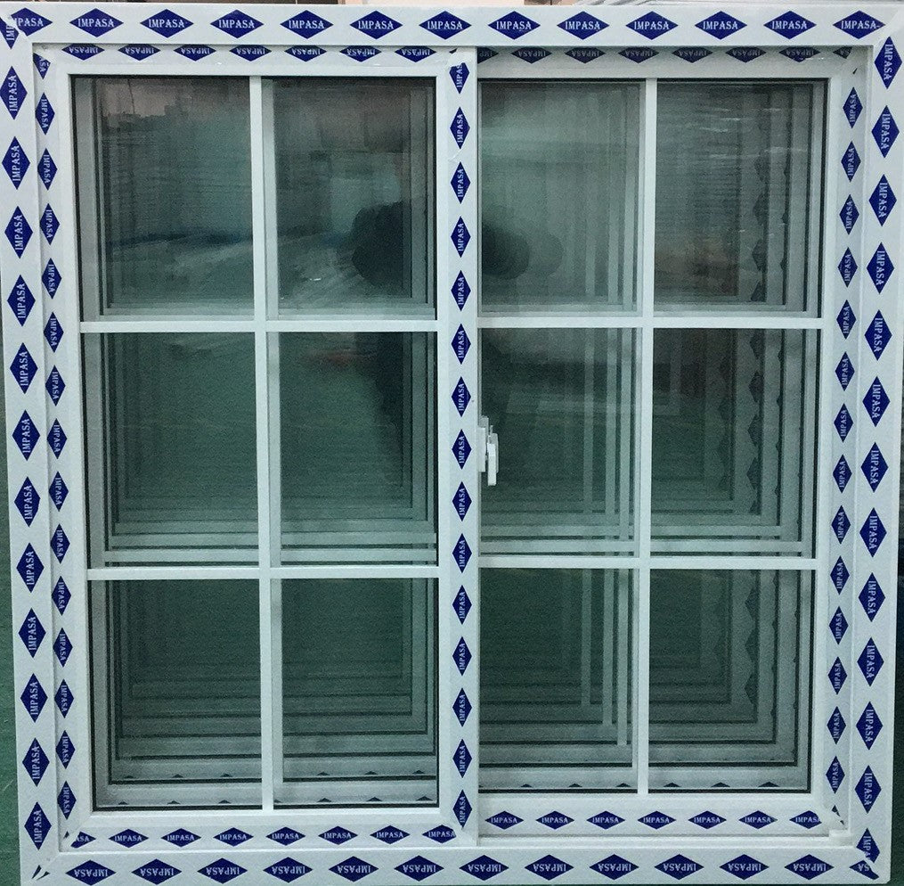 Ventana Francesa PVC 120cm x 90cm – INPASA