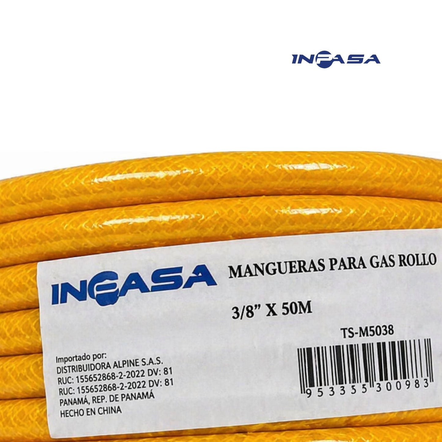 Manguera Para Gas Rollo 50M