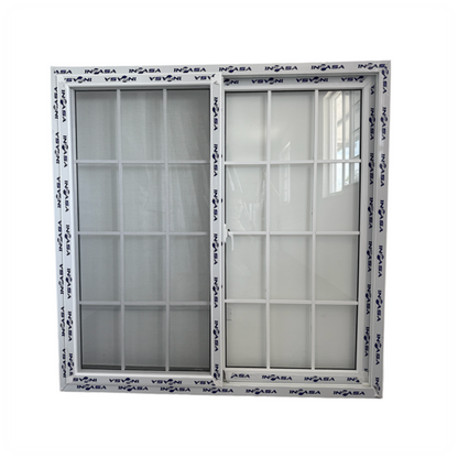 Ventana Francesa PVC 150cm x 150cm Inpasa