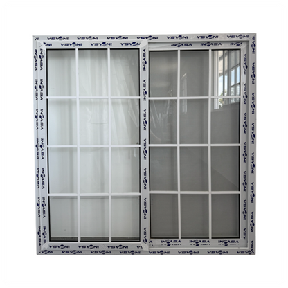 Ventana Francesa PVC 150cm x 150cm Inpasa