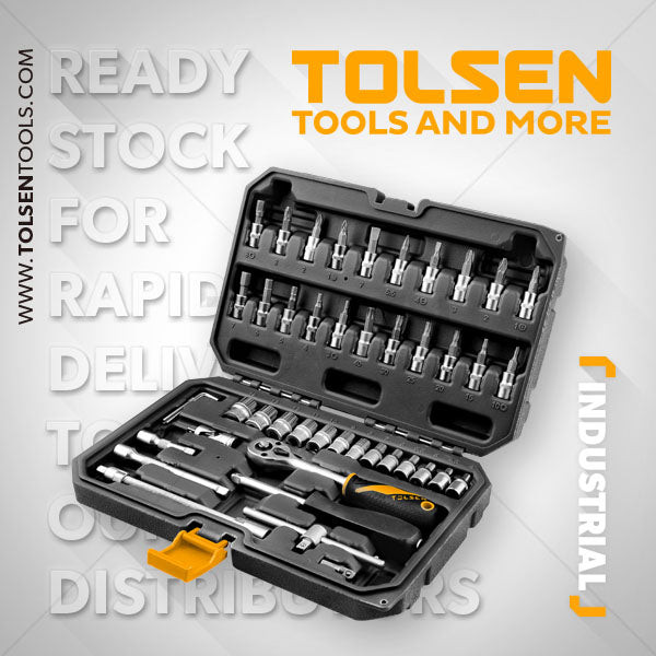 SET DE SOCKET 1/4" 46 PCS (Industrial)