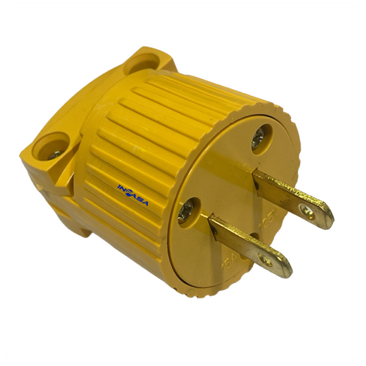 PLUG MACHO P/EXTENSION 2 PATA