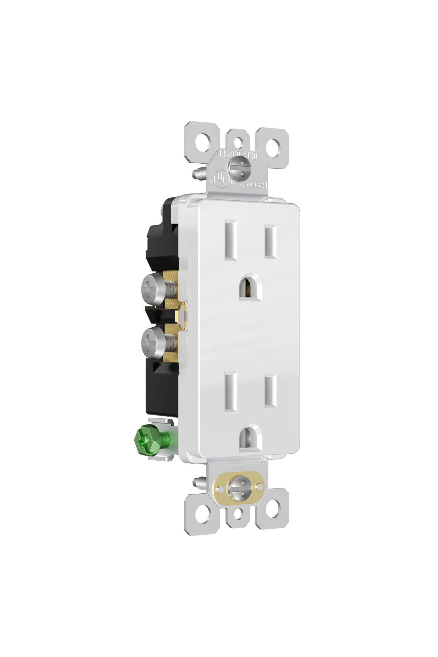 Tomacorriente Doble Decora 15A Blanco (C240)