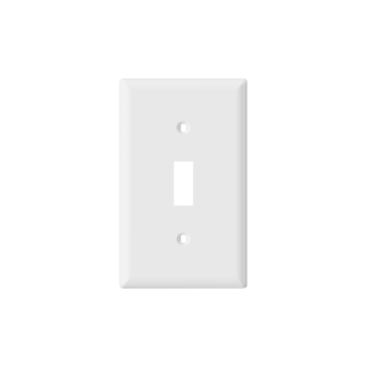 TAPA PARA INTERRUPTOR SENCILLO BLANCO