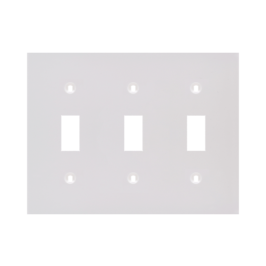 TAPA PARA INTERRUPTOR TRIPLE BLANCO (C180)