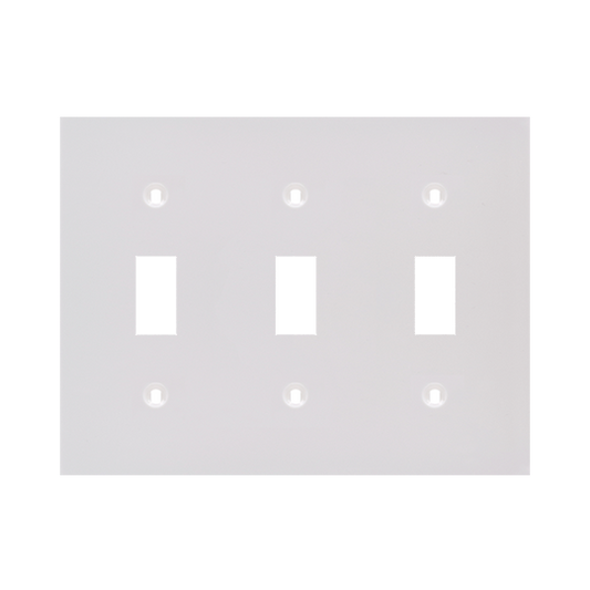 TAPA PARA INTERRUPTOR TRIPLE BLANCO (C180)