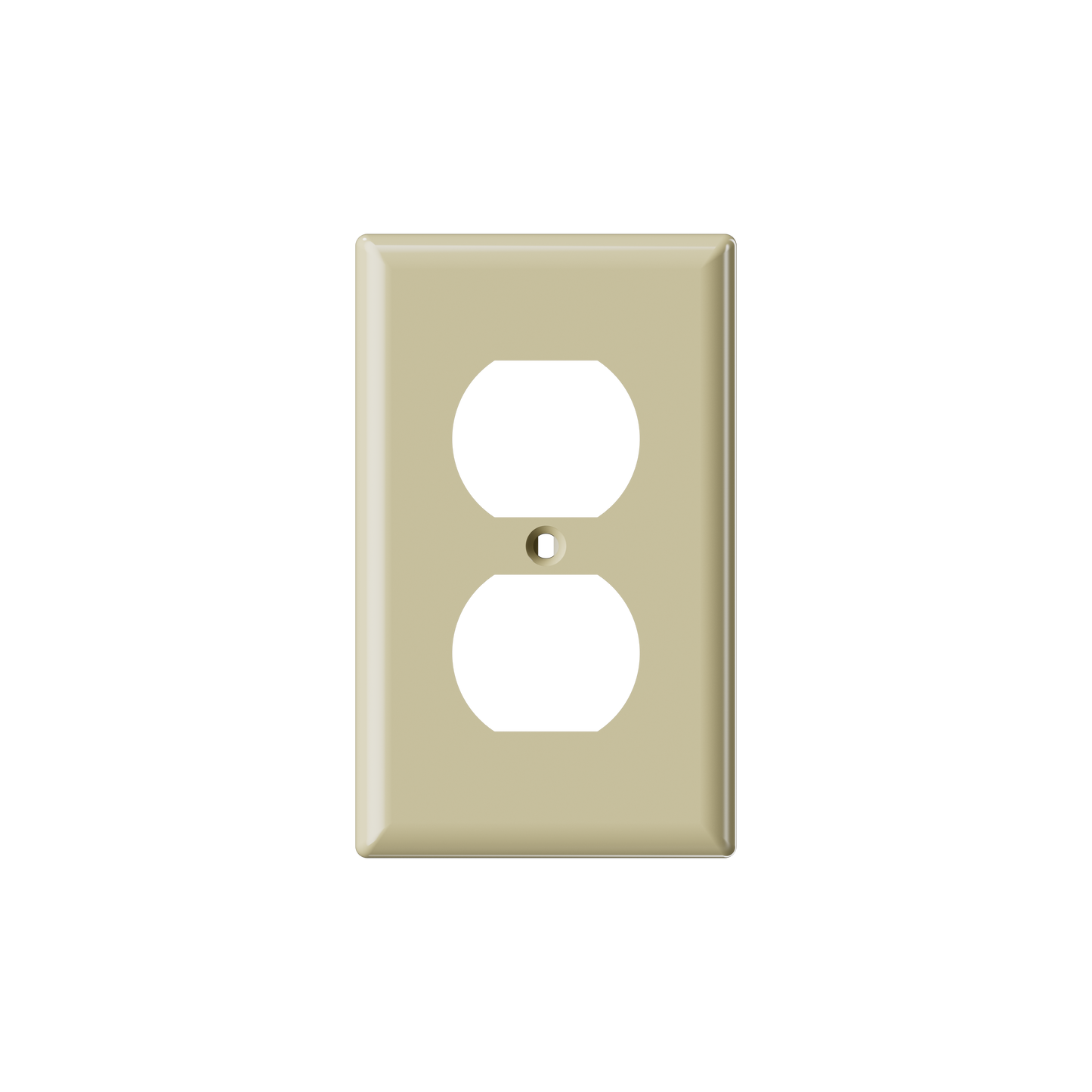 TAPA PARA TOMA DOBLE IVORY (C200)