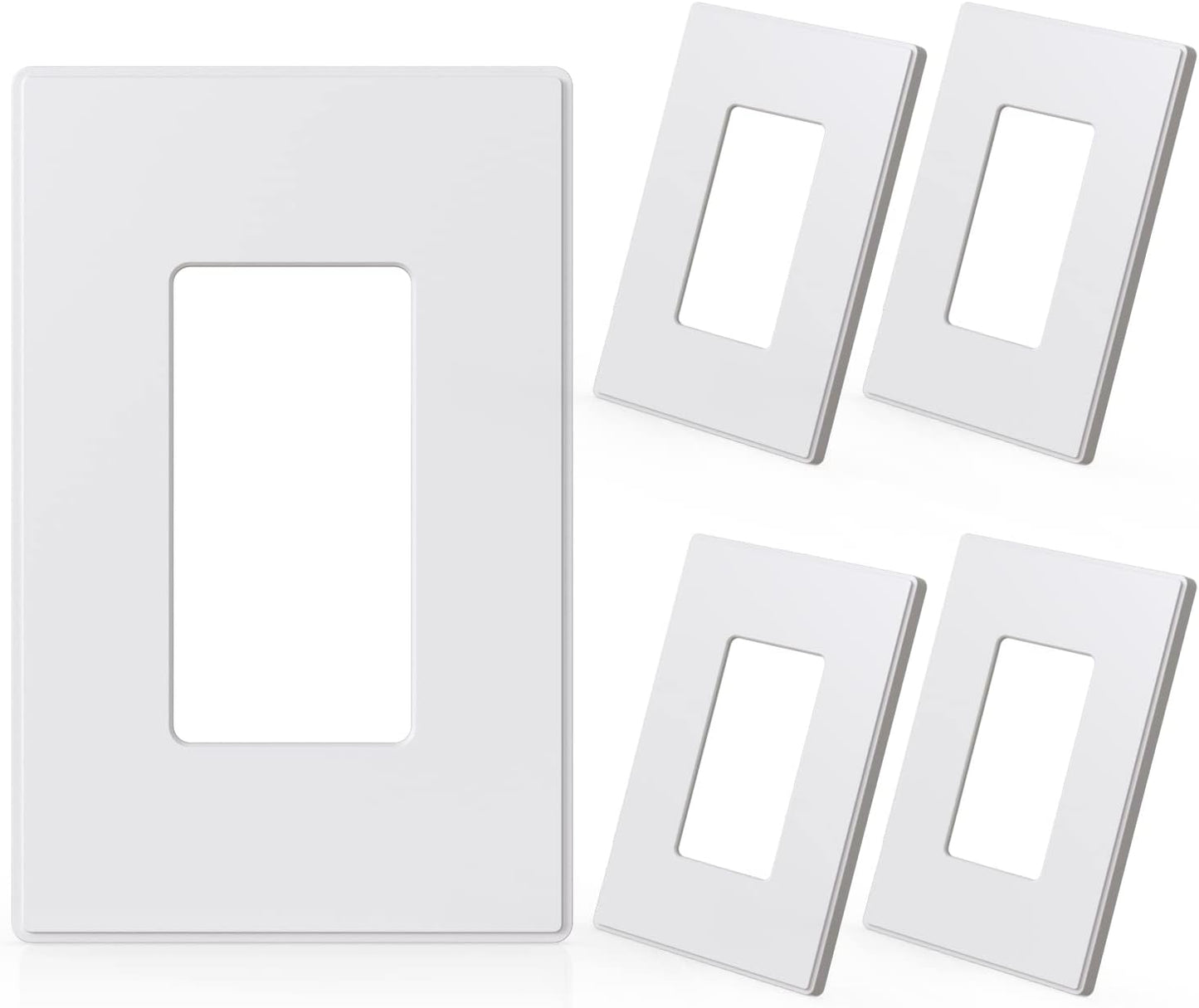 TAPA PLASTICA DECORA SIN TORNILLO 1 GANG