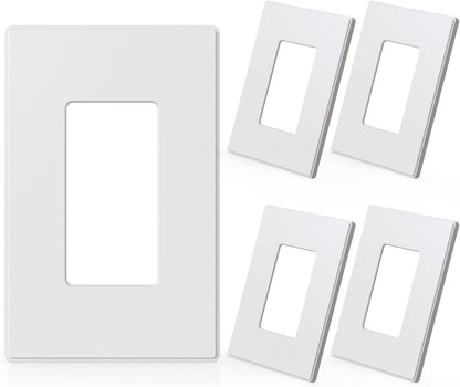 TAPA PLASTICA DECORA SIN TORNILLO 1 GANG