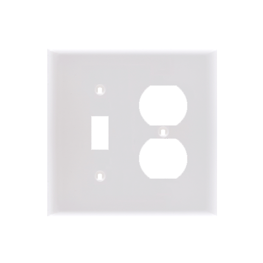TAPA PARA INTERRUPTOR Y TOMA DOBLE (C100)