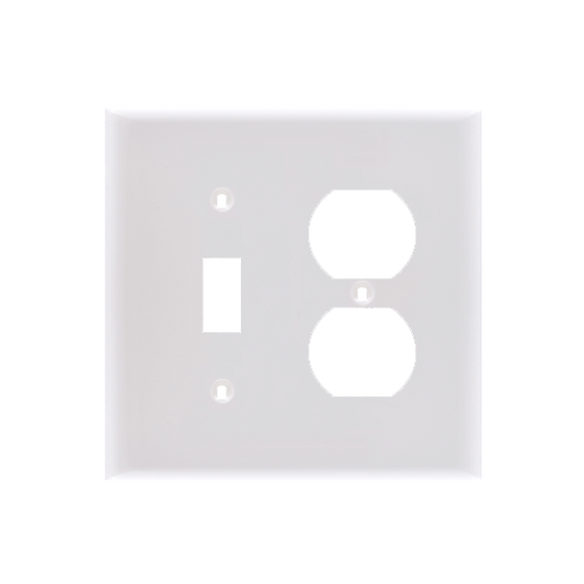 TAPA PARA INTERRUPTOR Y TOMA DOBLE (C100)