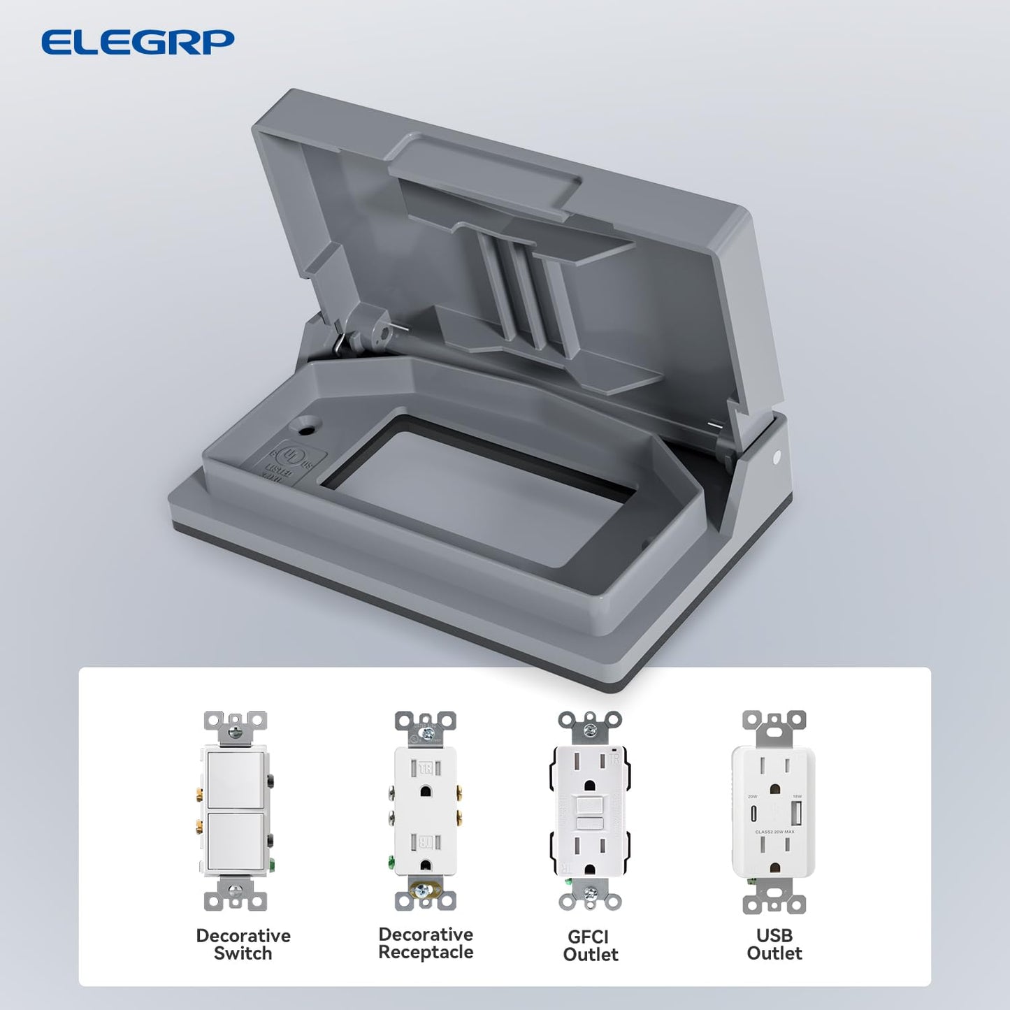 TAPA PLASTICA DECORA WP PARA INTEMPERIE (C120)