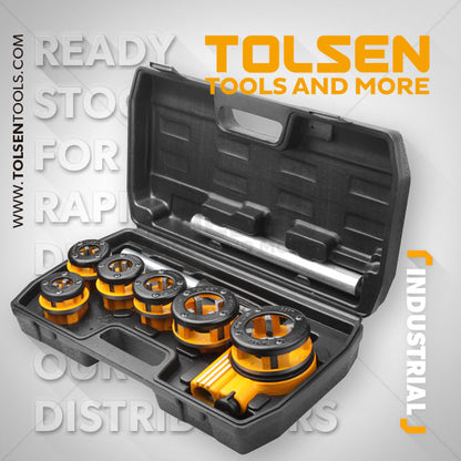 SET DE ROSCADO DE TUBO 9 PZ(INDUSTRIAL)