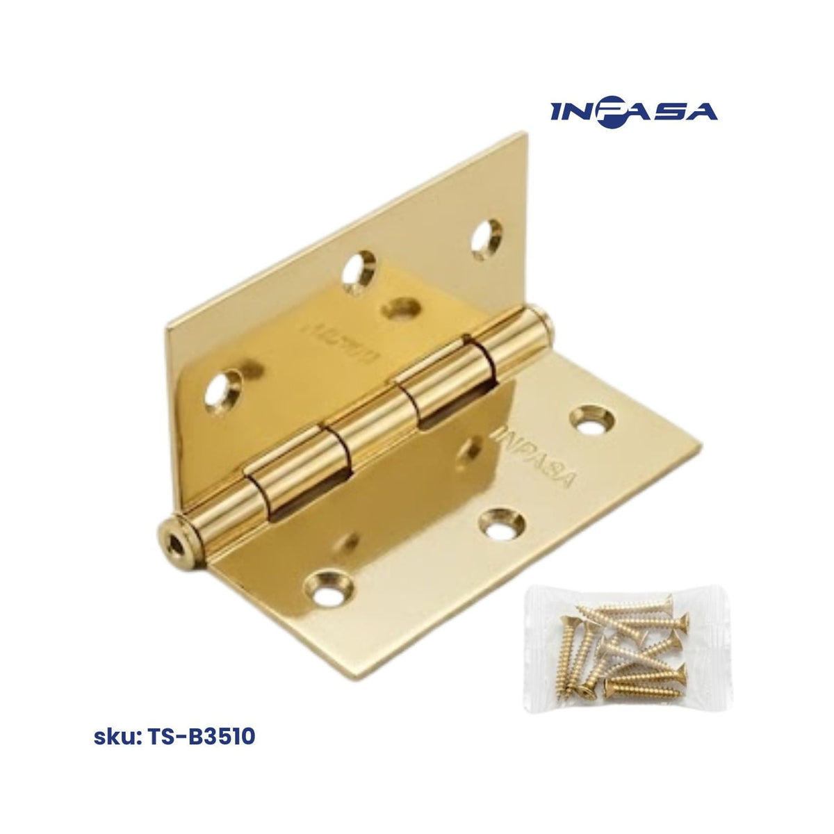 BISAGRA DORADA 4"X4"