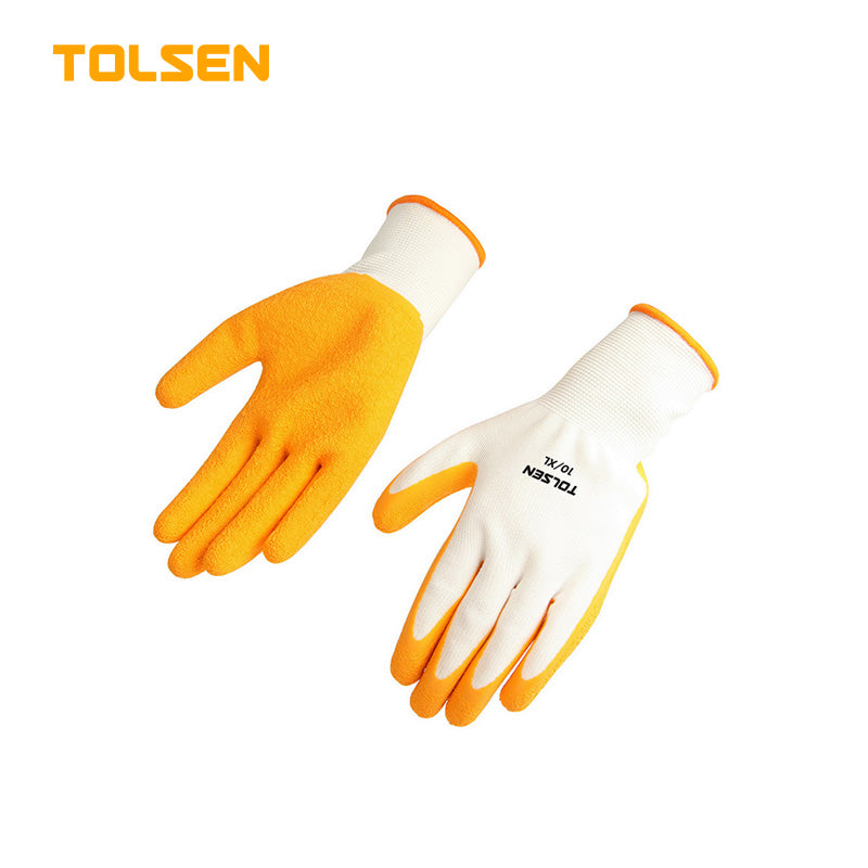 GUANTES RECUBIERTOS DE LÁTEX (PAR)