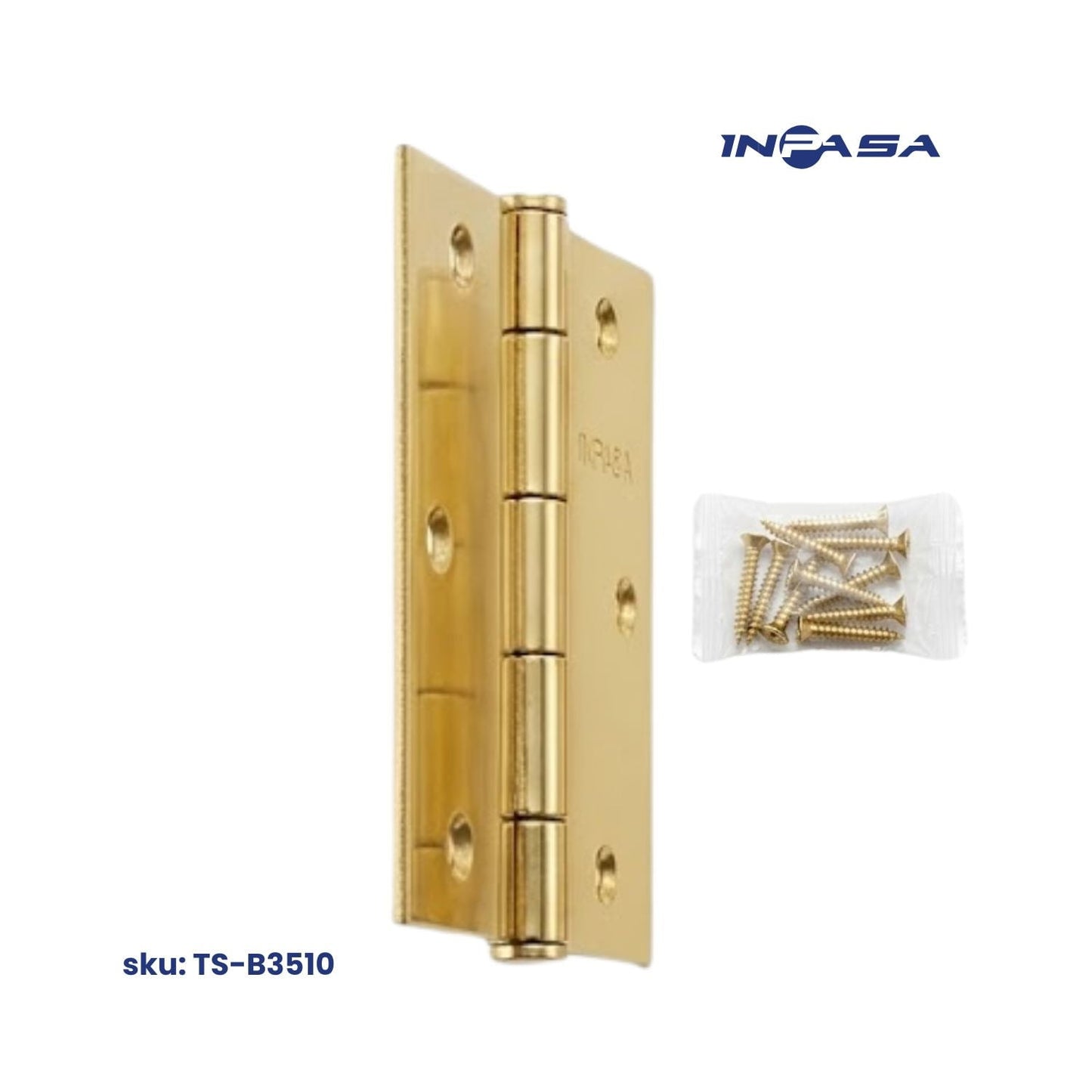 BISAGRA DORADA 4"X4"