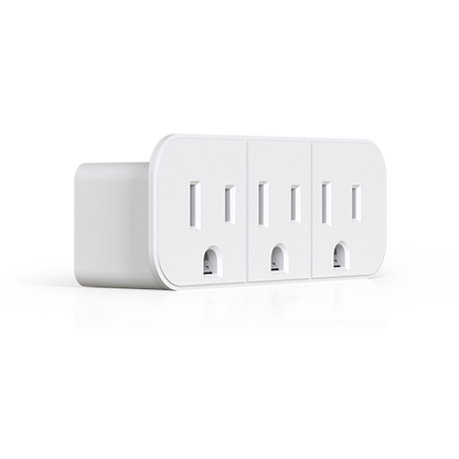ADAPTADOR PARA TOMA CON 3 SALIDA BLANCO (C120)