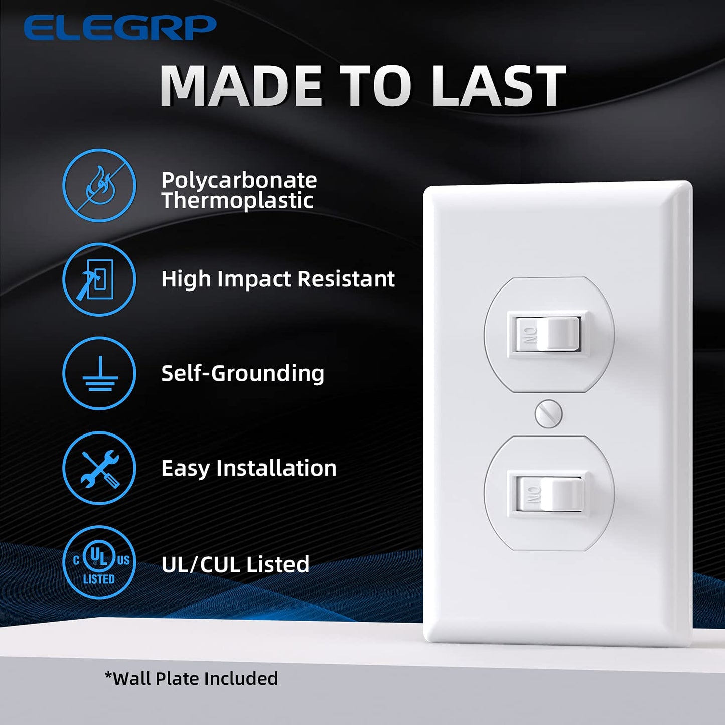 INTERRUPTOR DOBLE 15A BLANCO (C180)