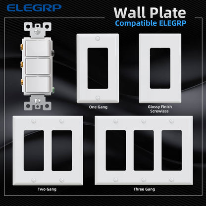 INTERRUPTOR TRIPLE DECORA 15A BLANCO (C180)