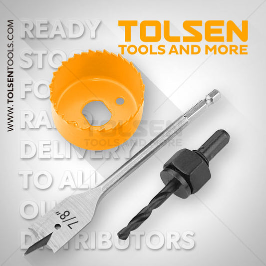 KIT DE INSTALAR CERRADURA 3PCS