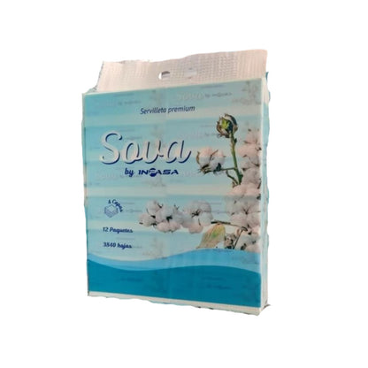 Servilleta Sova by Inpasa Ultra Suave 10 Bolsas x 12 unidades