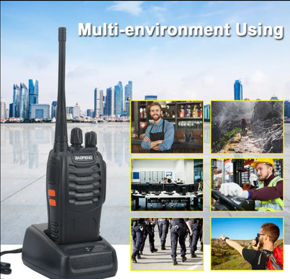 Juego de 2 Radio Walkie Talkie de 2 Vias y 16 canales