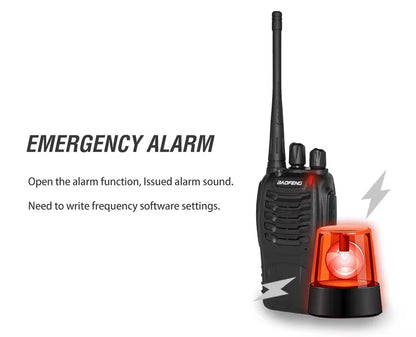 Juego de 2 Radio Walkie Talkie de 2 Vias y 16 canales